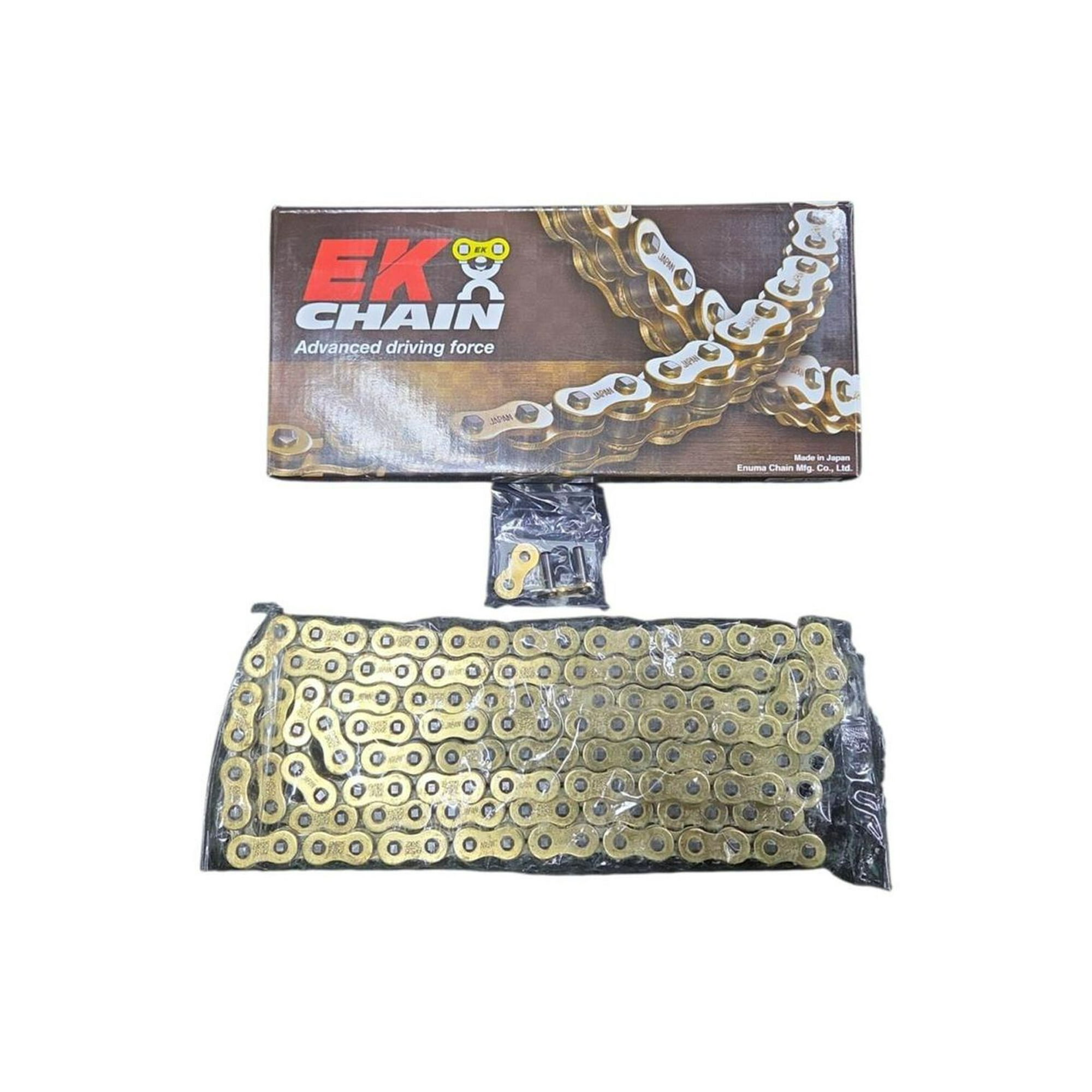 Genérico - Cadena Reforzada Moto 530 X 120 C/ Qring Dorada Japonesa