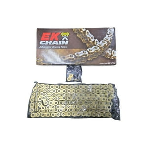 Genérico - Cadena Reforzada Moto 530 X 120 C/ Qring Dorada Japonesa Dorado