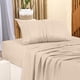 thumbnail image 3 of Juego de sábanas Utopia Bedding Twin XL de microfibra cepillada, color beige, 3 of 7