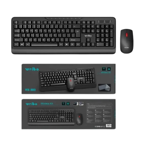 Teclado y Mouse Inalámbrico Weibo WB-900 2.4G Español Calidad Inalambrico