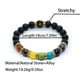 thumbnail image 2 of Colorful Natural Stone Anxiety Relief Bracelets For Men And Women, 2 of 4