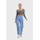 thumbnail image 4 of Polera Mujer Amarras Escote Gris, 4 of 4
