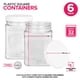 thumbnail image 2 of Tarros de almacenamiento de plástico de 32 oz (paquete de 6 unidades), 2 of 7