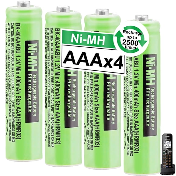 Pilas recargables OSIM BK-40AAABU Ni-MH AAA 400 mAh x4