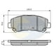 thumbnail image 2 of Pastillas Freno para auto Nissan Sentra 2007-2012 Delantero, 2 of 4