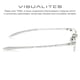 thumbnail image 3 of Lentes de Lectura Visualites 2.25 de Aumento Rectangulares Sin Montura, 3 of 9