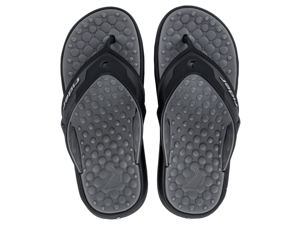 Sandalia Hombre Negro Soft Plus Rider