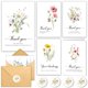 thumbnail image 1 of Tarjetas de Agradecimiento HiABNRT 25 unidades – Diseño de flores silvestres, 1 of 6