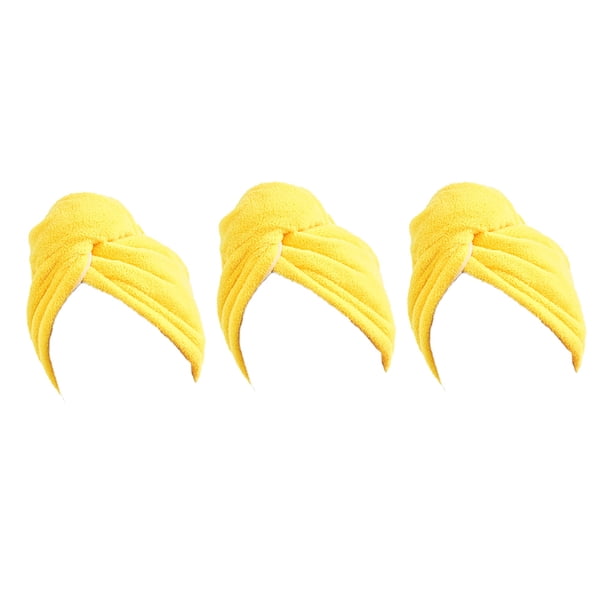 Toallas absorbentes de secado rápido para el cabello: paquete de 3 para mujeres con cabello rizado, largo, húmedo y grueso.