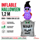 thumbnail image 2 of Inflable Halloween 120 Cm Tumba Fantasma Dia De Muertos Led, 2 of 6