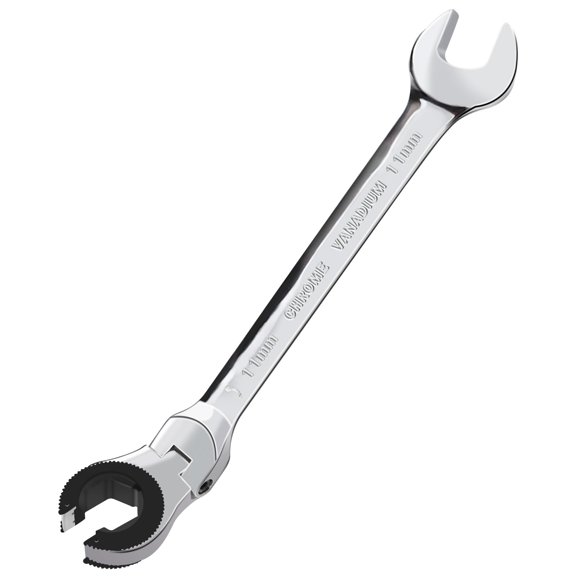 Llave de Trinquete de Cabezal Flexible 11 mm LOSCHEN Cromo‑Vanadio