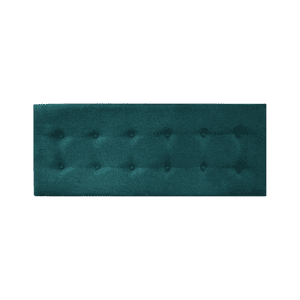 Importclick - Respaldo Elegante 1 Plaza Capitone 105X60 Cm Turquesa Felpa Botones
