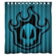 thumbnail image 1 of Cortina de ducha con el logotipo de Bleach de Anime, juego de cortinas de baño con ganchos, tamaño 66 x 72 pulgadas, 1 of 3