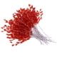 thumbnail image 4 of Ramo De Flores Artificiales De 50 Piezas Con Gota De Cuentas De Acrílico Cristalino 15 Cm Rojo, 4 of 5
