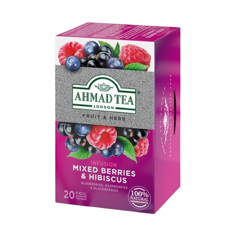 Ahmad Infusión De Mix Frutos Rojos E Hibisco 20 Bolsitas