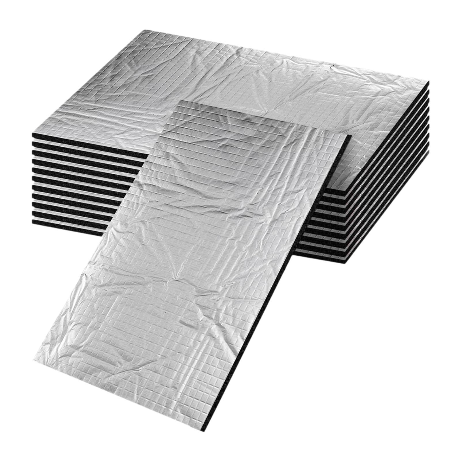 Ioensy - 10 Alfombrillas Aislantes De Sonido Y Calor Para Maleteros Y Capós De Vehículos, 10 Mm De Grosor.