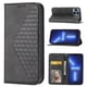 thumbnail image 2 of Funda Flip FOXDOCK para iPhone 12 Pro , Estilo Billetera con Diseño Rombo, Correa de Mano y Soporte, Uso Diario, 2 of 5