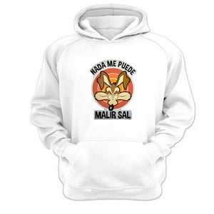 Genérico - Polerón Canguro Coyote Blanco Talla Xs Unisex