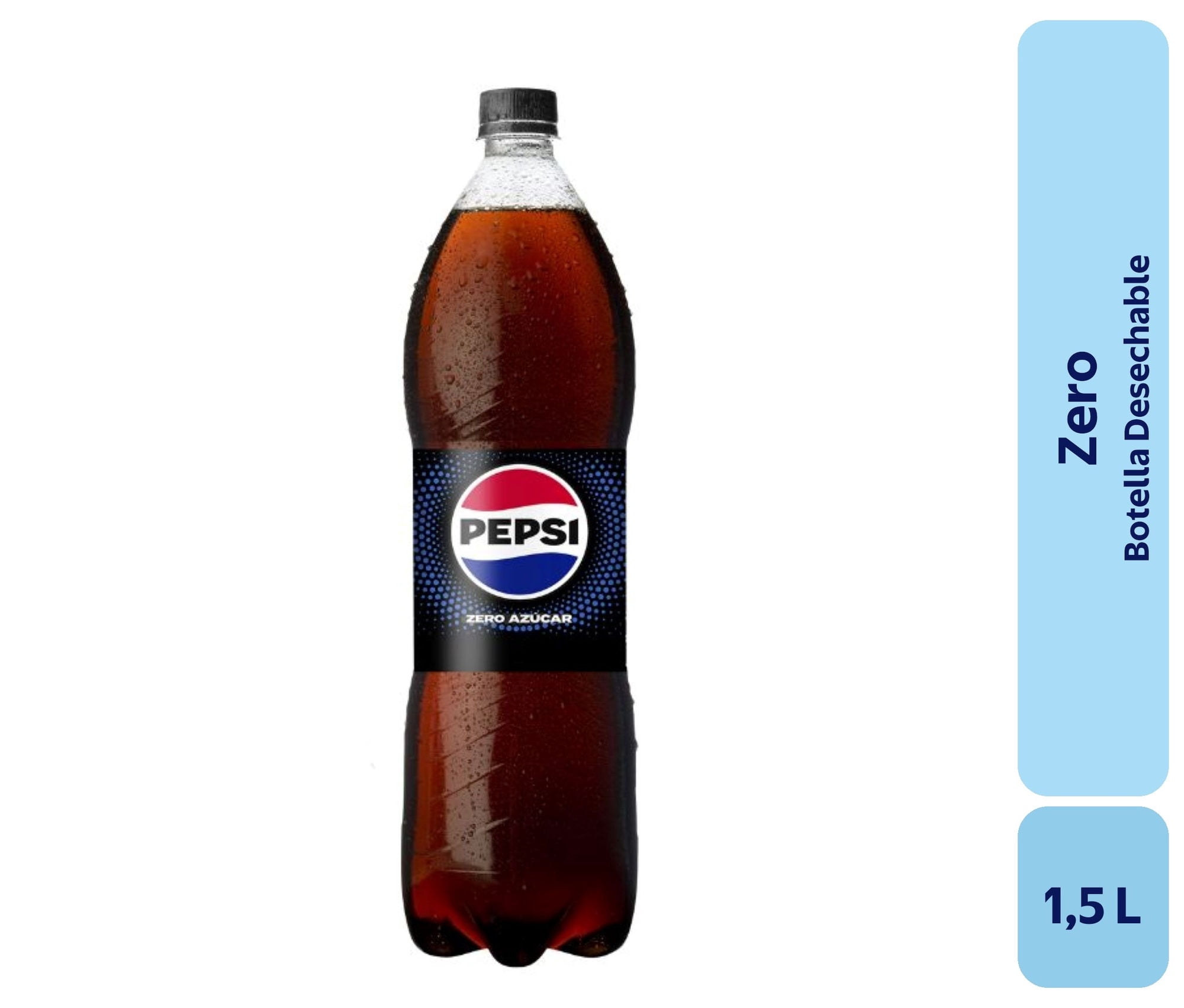 Bebida Zero Botella 1,5 L Pepsi