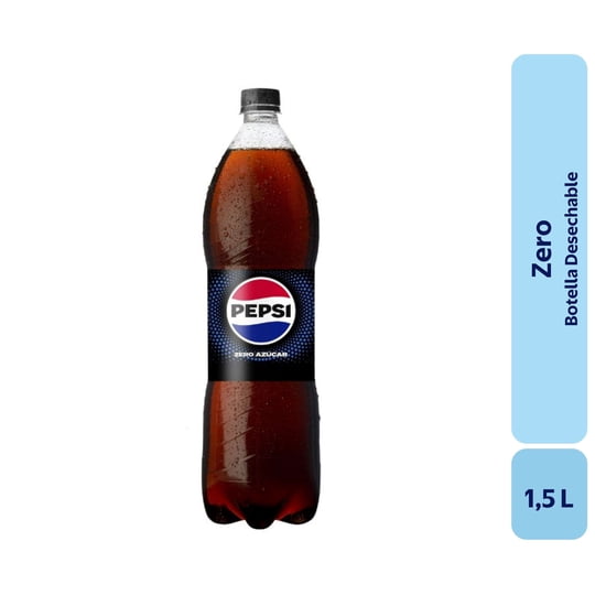 Bebida Zero Botella 1,5 L Pepsi