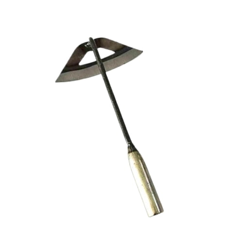 Ioensy - Azada Con Mango Herramientas De Mano De Jardinería Durable Para Aflojar Paisajismo Hueco A