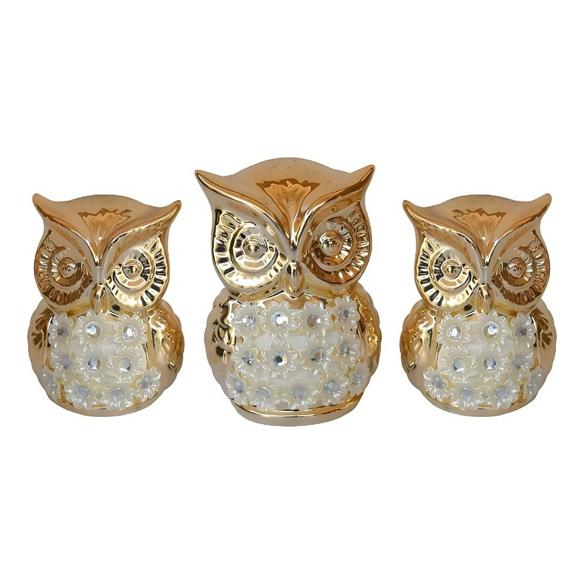 Genérico - Set Búho Figura Decorativa Hogar Elegante Sabiduría Jhn