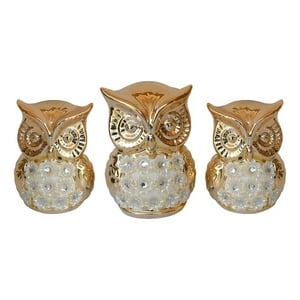 Genérico - Set Búho Figura Decorativa Hogar Elegante Sabiduría Jhn