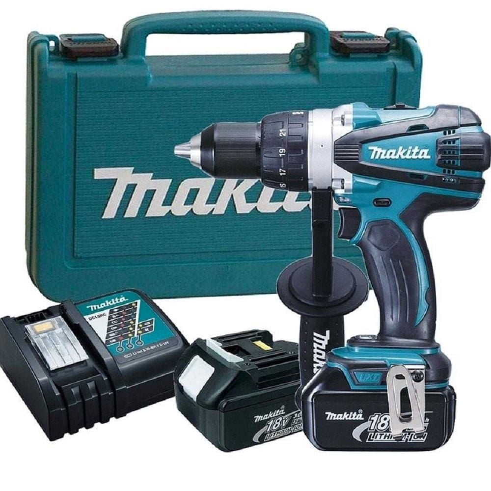 Taladro Ator. Inal. 18v+2 Bat+carg+makpac Ddf458rfe Makita