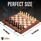 thumbnail image 2 of Juego de ajedrez Chess Armory de madera de primera calidad con almacenamiento de madera de sapeli, 2 of 7
