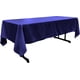thumbnail image 1 of Mantel de popelina de poliéster La Linen, lavable, 152 x 274 cm, color azul real, 1 of 5