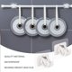 thumbnail image 5 of Soportes para barras de cortina, autoadhesivos, 8 unidades, sin taladrar, 5 of 7