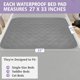 thumbnail image 3 of Almohadilla de entrenamiento para el baño Lynmark 84x69 cm Impermeable Gris, 3 of 7