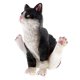 thumbnail image 1 of Resina Adornos de animales Decoraciones para el hogar Yoga Pose Esculturas Gato, 1 of 5