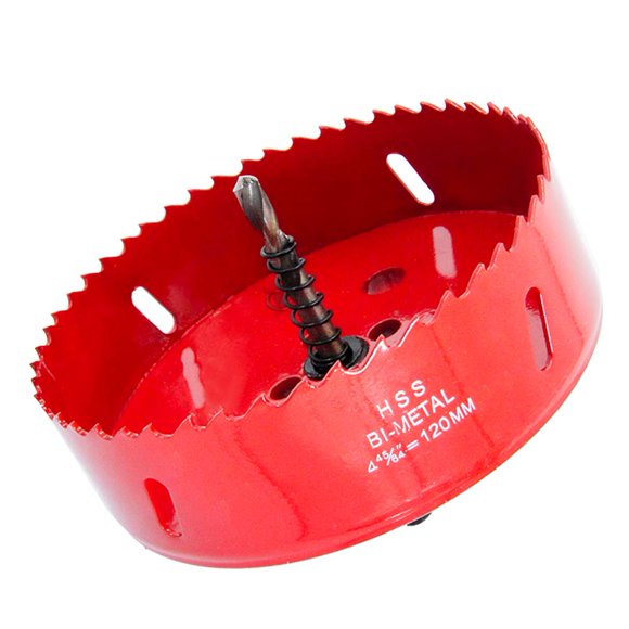 Cortador de agujeros LAIWEI de 120 mm para madera, aluminio y PVC