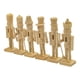 thumbnail image 4 of 6 Figuras De Cascanueces De Madera De 12,5 Cm Para Decoración De Mesa Y Manualidades Navideñas., 4 of 5
