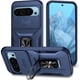 thumbnail image 1 of Funda Armada para Google Pixel 9 con Tapa Deslizante y Soporte Magnético Giratorio Azul, 1 of 5