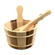 thumbnail image 4 of Cubo Y Cucharón De Madera Para Sauna, Portátil, De Gran Capacidad, Para Baño, Sauna De Hotel, 4 of 5
