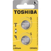 Batería Tipo Moneda Toshiba Cr1632, 3 V, Litio, 140 Mah (Paquete De 2)