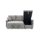 thumbnail image 4 of Sofá Cama Seccional 3 Cuerpos Gris 219x145x93 Cm, 4 of 6