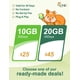 thumbnail image 5 of Tarjeta SIM para Europa ENC Mobile 20 GB por 30 días 5G 4G LTE, 5 of 7