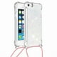thumbnail image 1 of Funda FOXDOCK para iPhone SE con Cuerda Ajustable, Brillo Líquido, Protección Antigolpes y Lente – Ideal para Regalo, 1 of 6