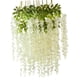 thumbnail image 5 of 12x Guirnalda De Wisteria Artificial Arco Flor De Simulación Para Pared De Boda Blanco, 5 of 5
