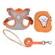 thumbnail image 4 of Juego De Arnés Y Correa Para Perros Correa De Pecho Acolchada Para Exterior Naranja Mediana, 4 of 5