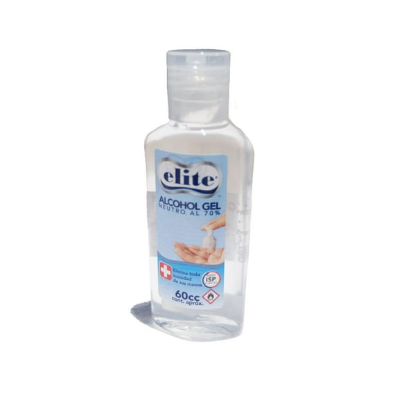 Alcohol Gel 70% 60 ml ELITE UNIDAD