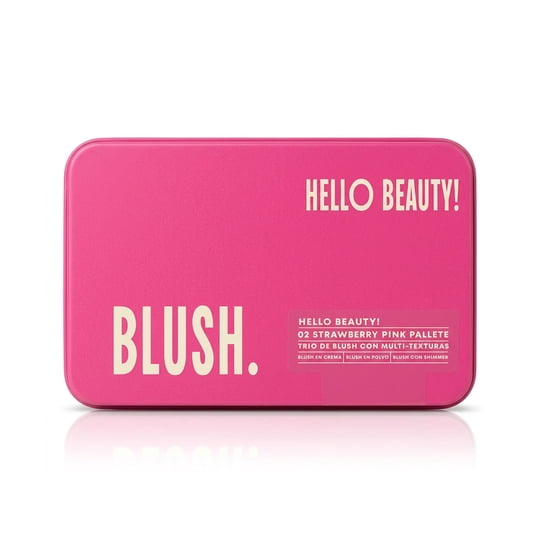 Trío De Rubor Multitextura Hello Beauty Strawberry Pink