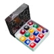 thumbnail image 1 of Juego de 16 bolas pequeñas para piscina, juego de Mini bolas de mesa de billar, juguete para regalo para niños, juego de mesa interior, juego completo 38mm, 1 of 5
