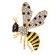 thumbnail image 4 of rhinestone flying honeybee broche insecto solapa pin boutonniere joyería, 4 of 5