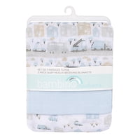 Bambino - Set 3 Pañales Tuto Celeste Transportes Niño