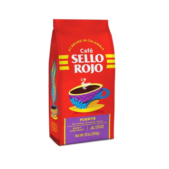 Café Sello Rojo Fuerte Tostado Oscuro Molido 283g