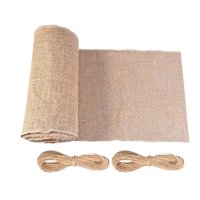 Bothyi - Mantel De Arpillera Para Decoración De Mesa, Ideal Para Despedidas De Soltera Y Bodas De Verano.